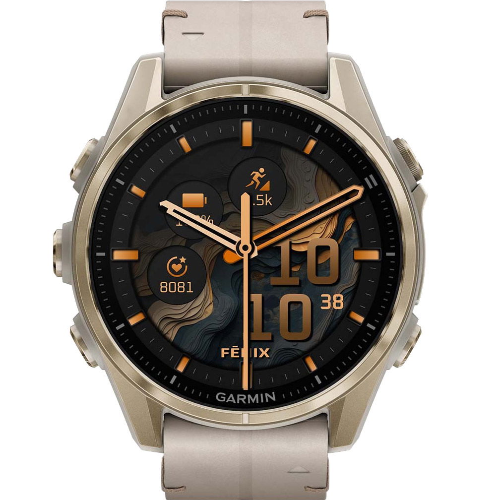 Garmin Fenix 8 Amoled Sapphire Soft Gold (43 mm) - 010-02903-40