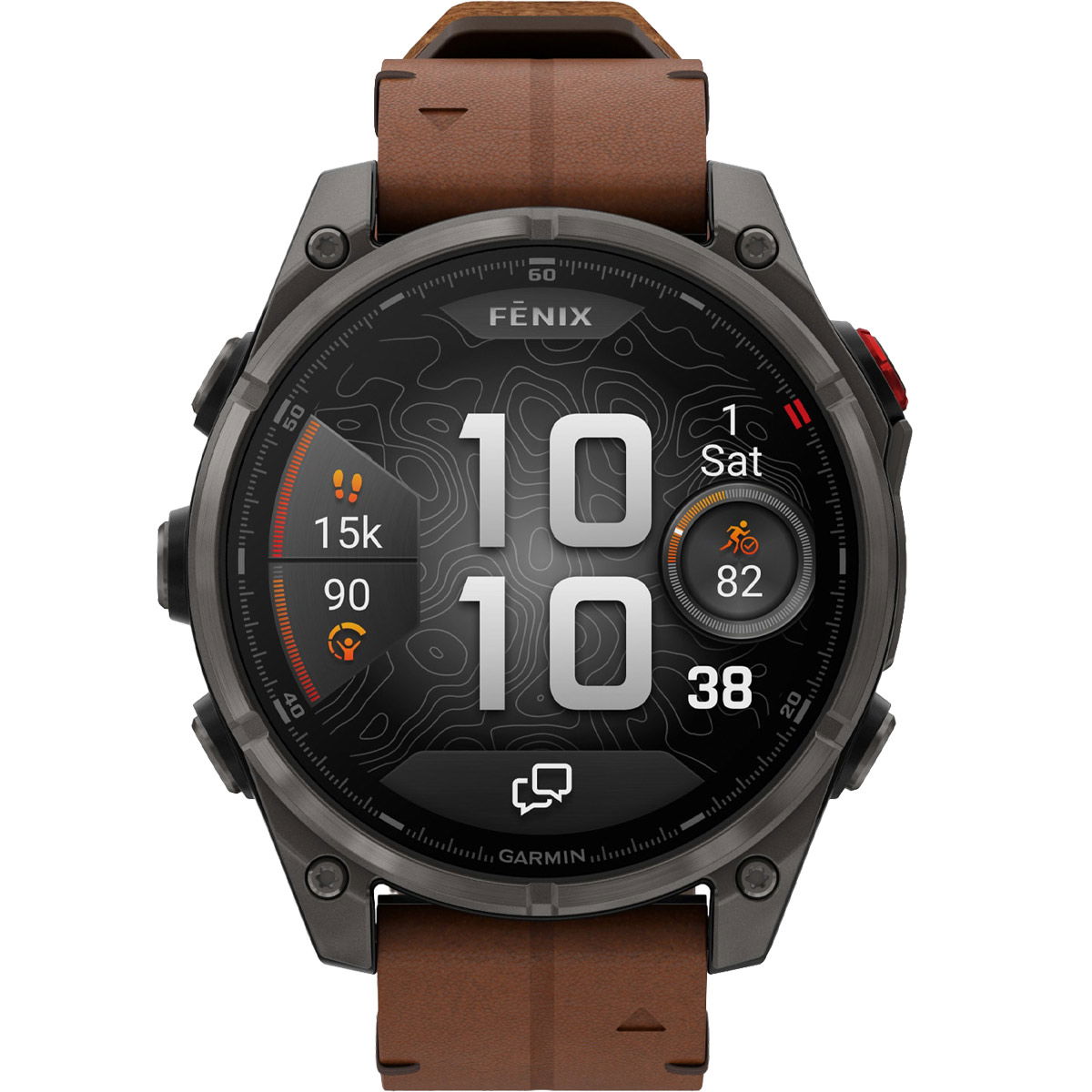 Garmin Fenix 8 Pro Amoled Sapphire Carbon Grey Chestnut (47 mm