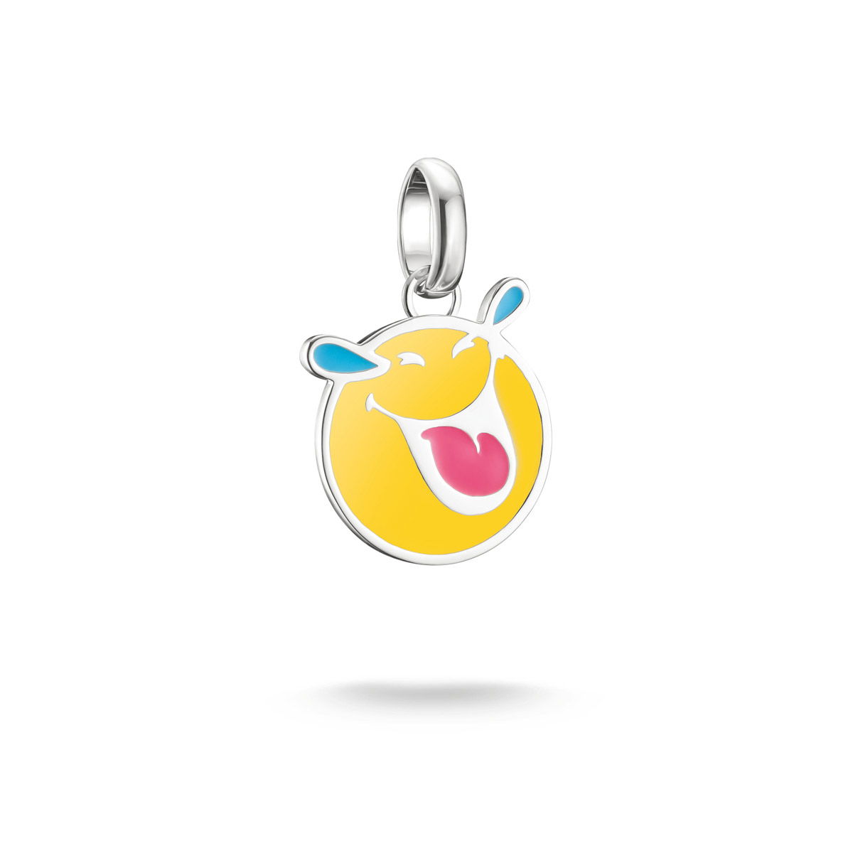 Thomas Sabo Smiley World Laughing Charm-Anhänger Connect Silber