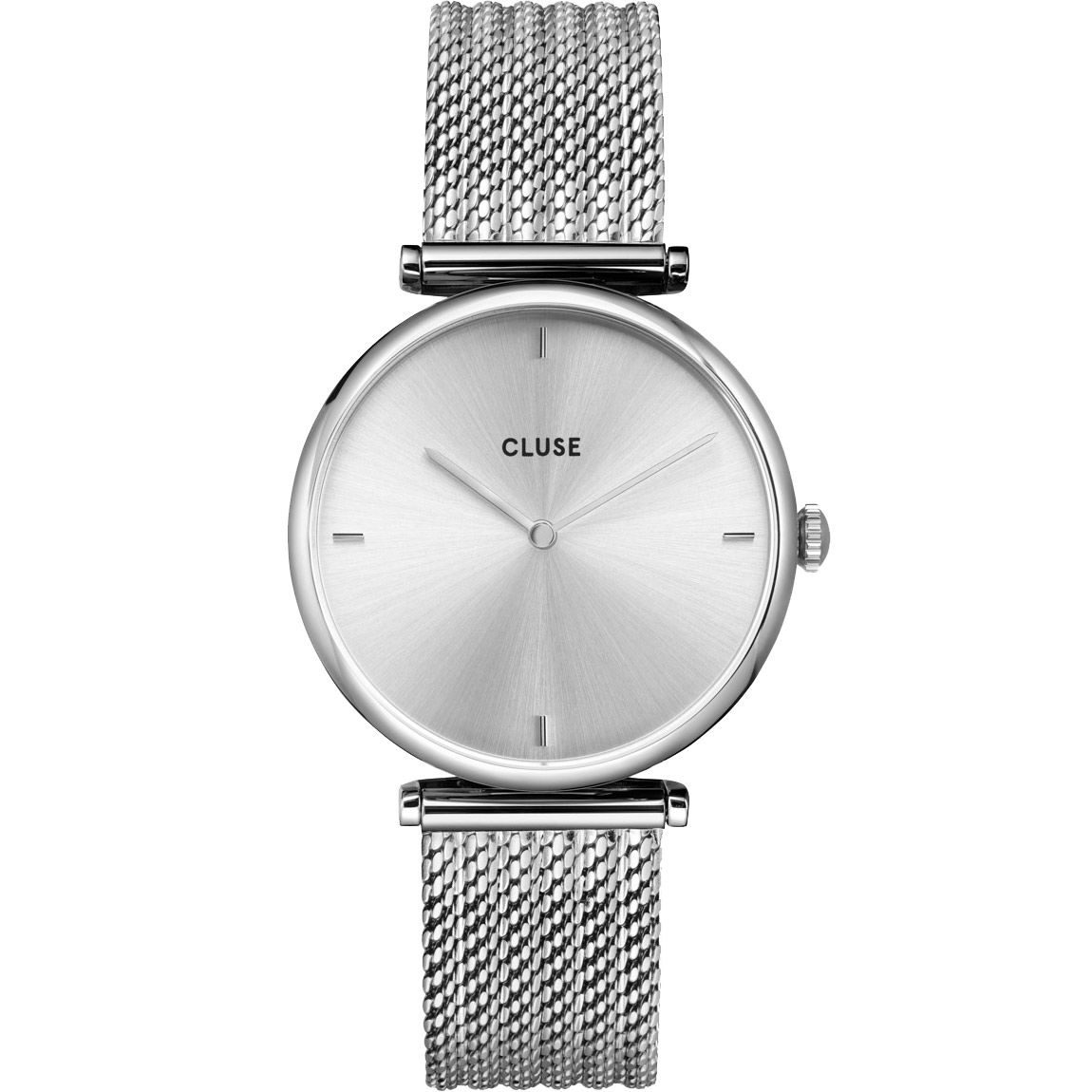 Cluse Triomphe Mesh Silver CW10402 Helen Kirchhofer by Luxoia