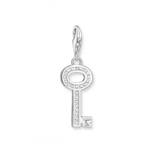 Helen Kirchhofer - Thomas Sabo Charm-Anhänger Schlüssel Weisse Steine Silber - 0010-051-14