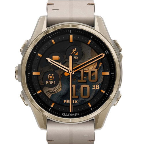 Helen Kirchhofer - Garmin Fenix 8 Amoled Sapphire Soft Gold (43 mm) - 010-02903-40