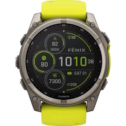 Helen Kirchhofer - Garmin Fenix 8 Solar Sapphire Amp Yellow (51 mm) - 010-02907-21