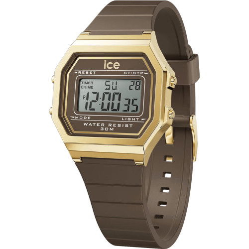 Helen Kirchhofer - Ice-Watch Ice Digit Retro Brown Gold - 023227