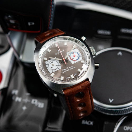 Helen Kirchhofer - Edox Sportsman Chronograph Automatic Limited Edition - 08202 3G GIN