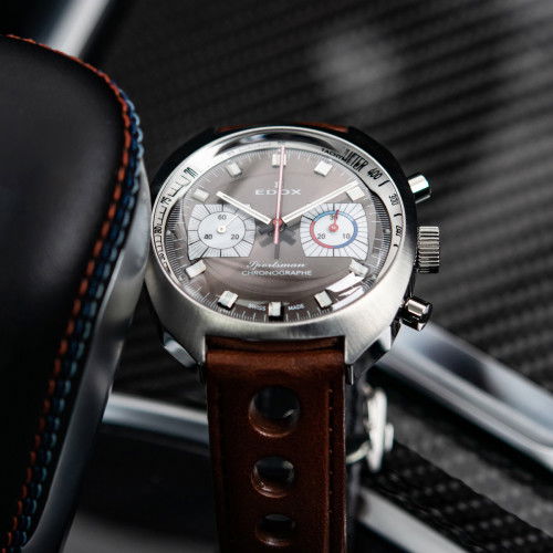 Helen Kirchhofer - Edox Sportsman Chronograph Automatic Limited Edition - 08202 3G GIN