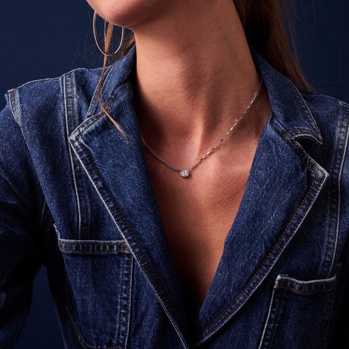 Helen Kirchhofer - Sif Jakobs Ellisse Uno Halskette - SJ-N2331-CZ