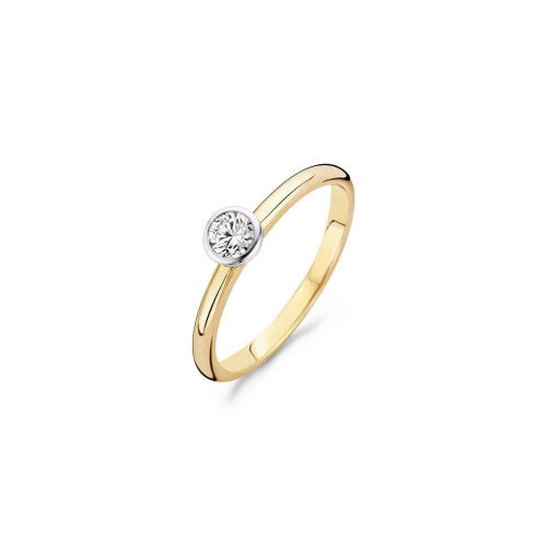 Helen Kirchhofer - Blush Ring 14k Gelbgold und Weissgold - 1124BZI