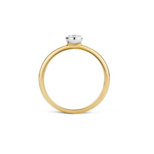 Helen Kirchhofer - Blush Ring 14k Gelbgold und Weissgold - 1124BZI