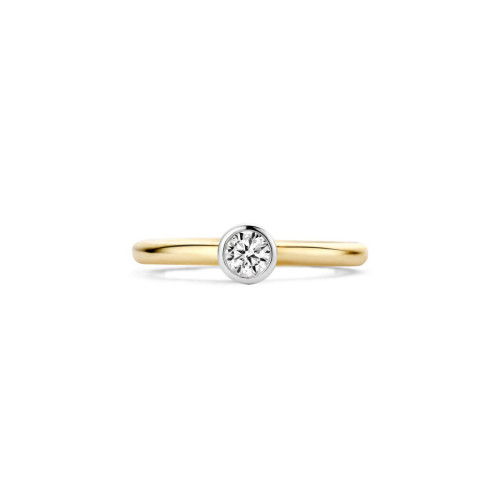 Helen Kirchhofer - Blush Ring 14k Gelbgold und Weissgold - 1124BZI