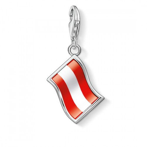 Helen Kirchhofer - Thomas Sabo Charm-Anhänger Flagge Österreich - 1194-603-10