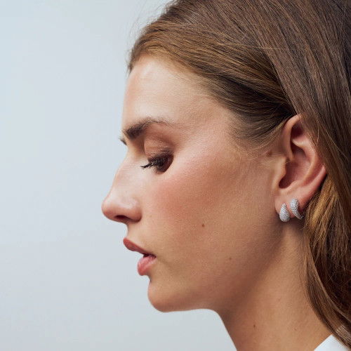 Helen Kirchhofer - Sif Jakobs Goccia Circolo Ohrringe - SJ-E2753-CZ