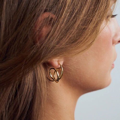 Helen Kirchhofer - Sif Jakobs Spirale Pianura Piccolo Ohrringe - SJ-E2590-YG