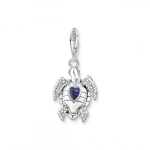 Helen Kirchhofer - Thomas Sabo Charm-Anhänger Schildkröte mit Blauen Steinen - 1897-667-1