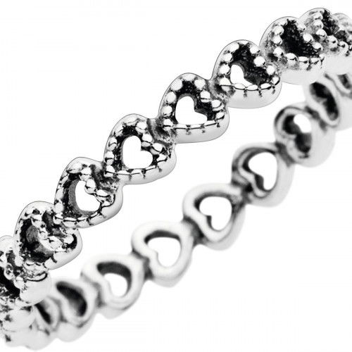 Helen Kirchhofer - Pandora Gereihte Herzen Ring - 190980