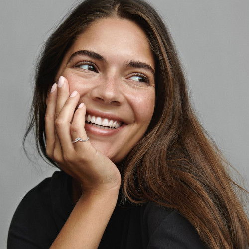 Helen Kirchhofer - Pandora Diadem Wishbone Ring - 198282CZ