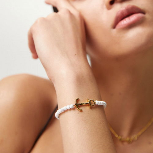 Helen Kirchhofer - Paul Hewitt The Anchor Beads Armband Gold Pearl - PH-JE-0076