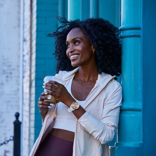 Helen Kirchhofer - Garmin Vivomove Trend Peach Gold Ivory - 010-02665-01