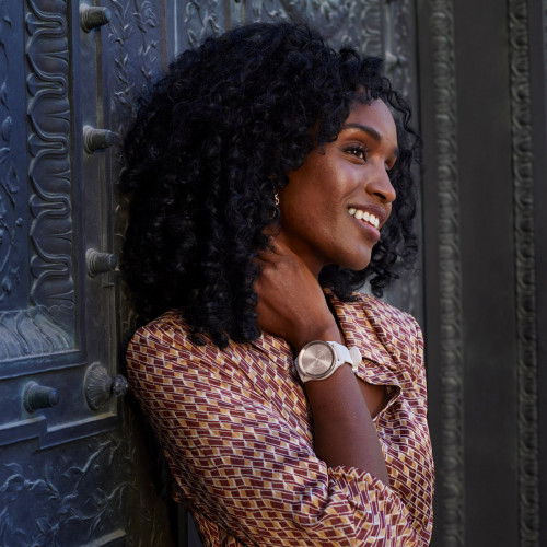 Helen Kirchhofer - Garmin Vivomove Trend Peach Gold Ivory - 010-02665-01