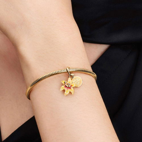 Helen Kirchhofer - Pandora Disney Rapunzel Neu Verföhnt Magische Blume Glow-in-the-Dark-Charm - 764020C01