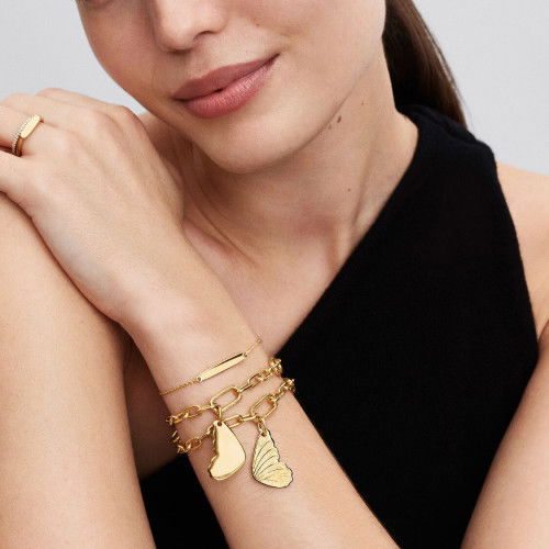 Helen Kirchhofer - Pandora Gravierbarer Schmetterlingsflügel Anhänger - 364015C00