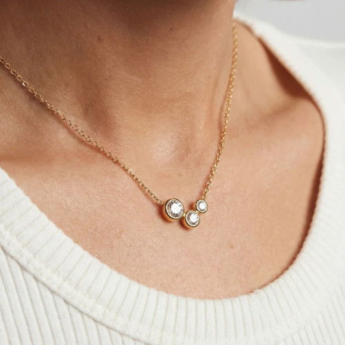 Helen Kirchhofer - Sif Jakobs Sardinien Tre Halskette - SJ-N2631-CZ-YG