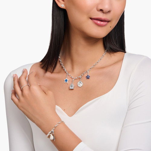 Helen Kirchhofer - Thomas Sabo Charm-Anhänger Stern in Dunkelblau Silber - 2055-007-32