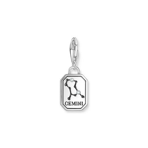 Helen Kirchhofer - Thomas Sabo Charm-Anhänger Sternzeichen Zwilling mit Steinen Silber - 2145-643-21