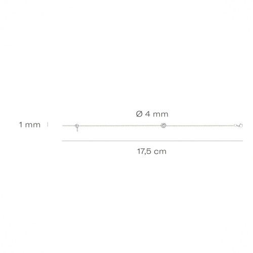 Helen Kirchhofer - Blush Armband 14k Weissgold - 2166WZI