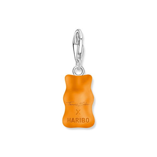 Helen Kirchhofer - Thomas Sabo Charm-Goldbären-Anhänger in Orange Silber - 2185-017-8