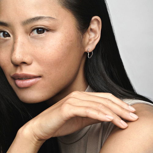 Helen Kirchhofer - Pandora Asymmetrische Herzen Ohrringe - 298307C00