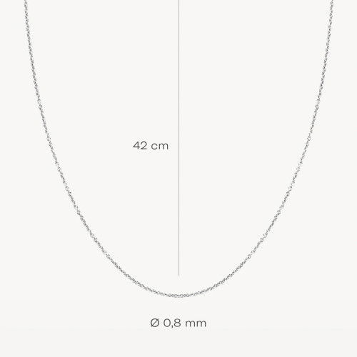 Helen Kirchhofer - Blush Halskette 14k Weissgold - 3058WGO