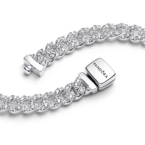 Helen Kirchhofer - Pandora Pavé Cuban Gliederhalskette - 393161C01-45