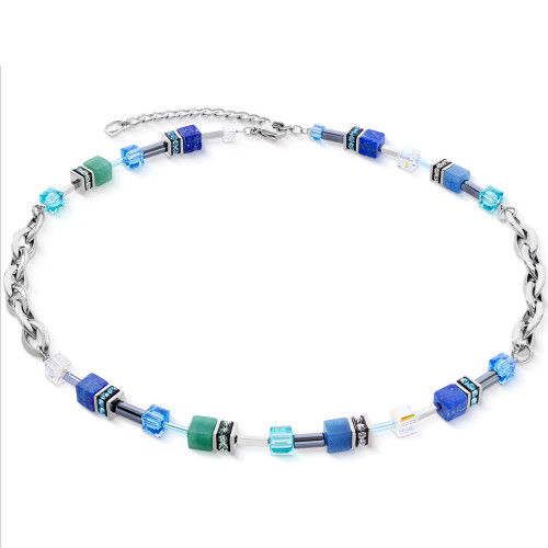 Helen Kirchhofer - Coeur de Lion GeoCube Chunky Chain Halskette - 4524/10-0705