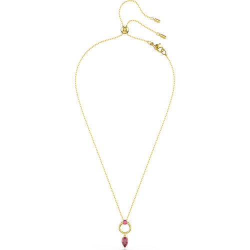 Helen Kirchhofer - Swarovski Mesmera Halskette Tropfenschliff Rot Goldlegierungsschicht - 5732487