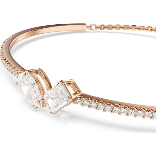 Helen Kirchhofer - Swarovski Mesmera Armreif Verschiedene Schliffe Weiss Roségold Legierungsschicht - 5734247
