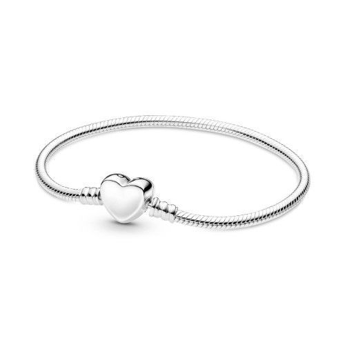 Helen Kirchhofer - Pandora Moments Gravierbares Herzverschluss Schlangen Armband - 599206C00