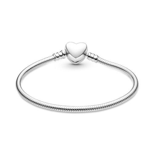 Helen Kirchhofer - Pandora Moments Gravierbares Herzverschluss Schlangen Armband - 599206C00