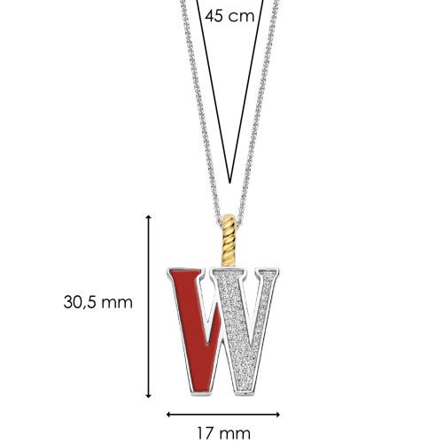 Helen Kirchhofer - Ti Sento Milano Anhänger - 6840CR_W