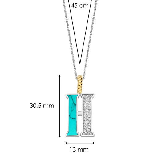 Helen Kirchhofer - Ti Sento Milano Anhänger - 6840TQ_H