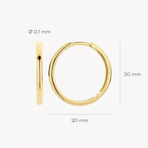 Helen Kirchhofer - Blush Ohrringe 14k Gelbgold - 7274YGO