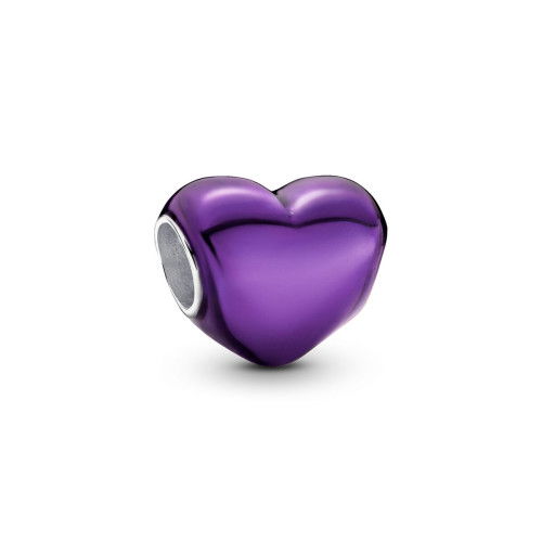 Helen Kirchhofer - Pandora Violettes Metallic Herz Charm - 793337C01