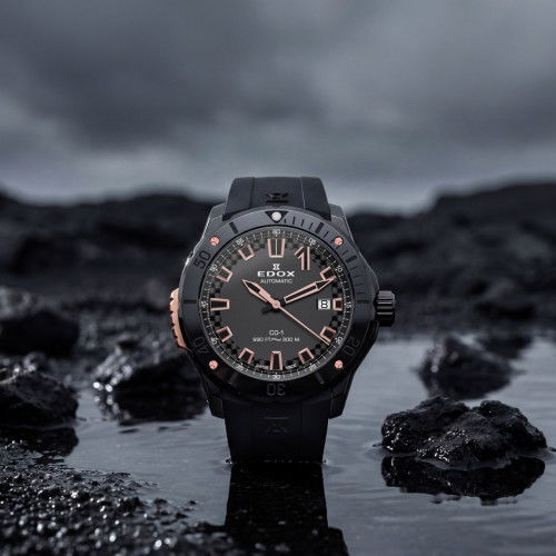 Helen Kirchhofer - Edox CO-1 Date Automatic Bezel Lock - 80137 37GNR CANR