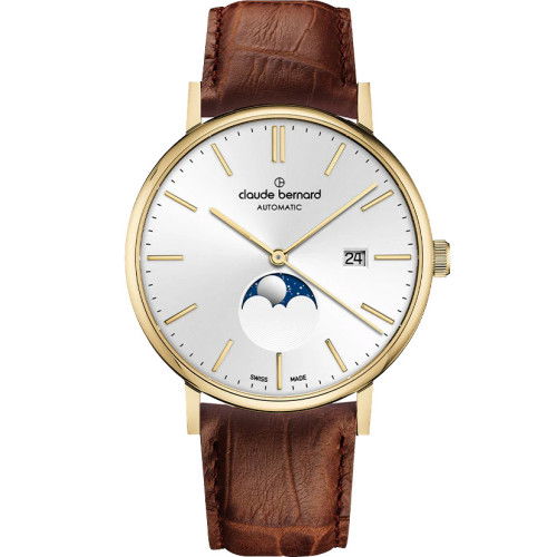 Helen Kirchhofer - Claude Bernard Slim Line Automatic Moon Phase - 80501 37J AID