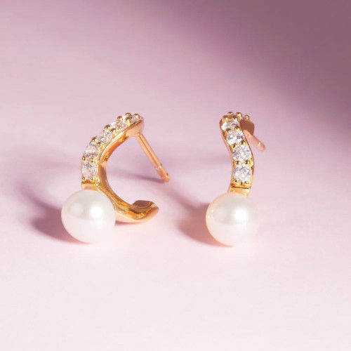 Helen Kirchhofer - Sif Jakobs Ponza Piccolo Creolen - SJ-E12350-PCZ-YG