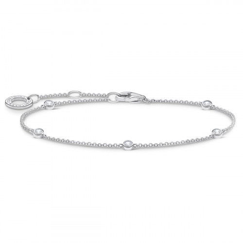 Helen Kirchhofer - Thomas Sabo Armband Weisse Steine Silber - A1999-051-14-L19v