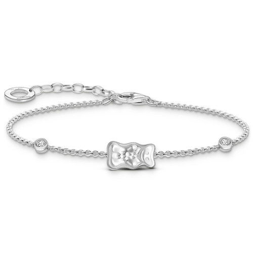Helen Kirchhofer - Thomas Sabo Armband mit HARIBO Goldbär und Steinen Silber - A2203-051-21-L19V