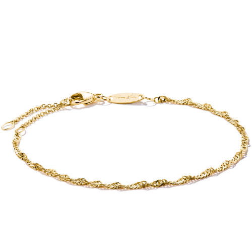 Helen Kirchhofer - Thomas Sabo Charm-Armband Singapur Design vergoldet - A2208-413-39-L19V