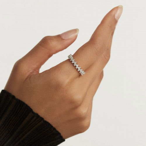 Helen Kirchhofer - P D Paola Crown Silver Ring - AN02-670