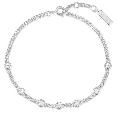 Helen Kirchhofer - Ania Haie Silver Multi Station Round Stone - B066-05H